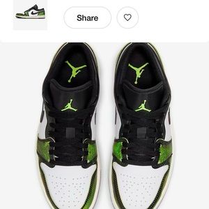 Air Jordan 1 - low Electric Green. Brand new and can provide nike receipt